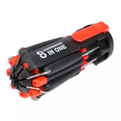 $11.59 • Buy 8 In 1 Multi-function Screwdriver Kit Tool Set With 6 LED Torch Light Protable