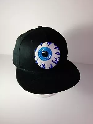 New Era Mishka Blue Eyeball Keep Watch Black Hat One Size Mens • $40