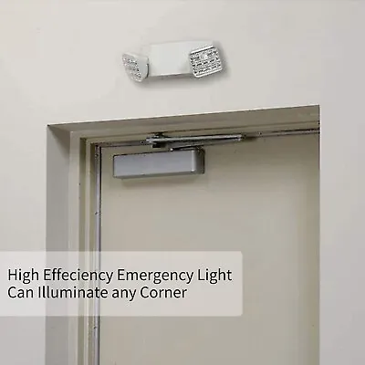 6pcs LED Emergency Exit Lighting Lamp Double Head Lamps Home Office Market Light • $90.25