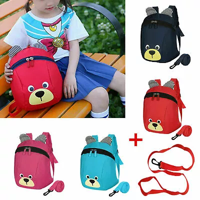 £7.89 • Buy Kids Baby Toddler Walking Safety Harness Backpack Security Strap Bag With Reins
