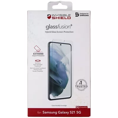 $8.75 • Buy ZAGG InvisibleShield (GlassFusion+) For Samsung Galaxy S21 (5G) - Clear