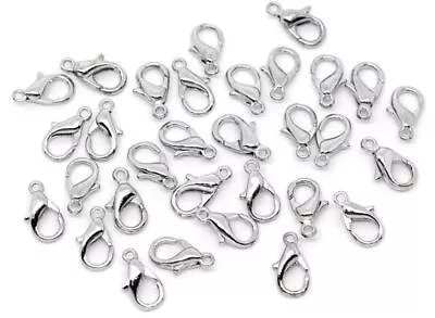 12mm Lobster Clasps Key Rings Key Ring Hook Tibertan Silver X 20 • £2.10