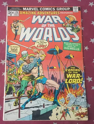  Amazing Adventures Featuring War Of The Worlds  20 September 1973; Marvel: VG  • $1.99