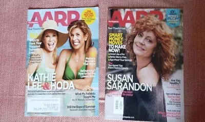 2 Issues AARP Magazine  June/July 2013 Kathie &Hoda  Feb/March 2014 S. Sarandon • $8.99