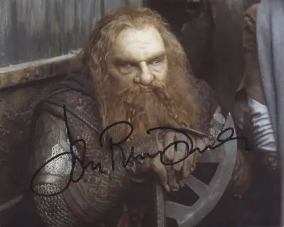 JOHN RHYS-DAVIES As Gimli - Lord Of The Rings GENUINE SIGNED AUTOGRAPH • £33.95