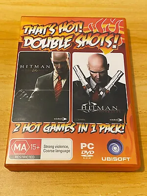 Hitman Blood Money & Hitman Contracts PC CD DVD - ROM • $20