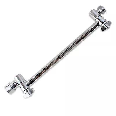 Shower Arm Extension W/ Lock Joints Shower Arm Polished Chrome Brass Arm A8A6 • $19.46