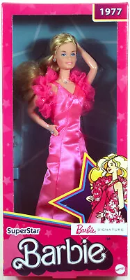 Barbie Signature 1977 Superstar Doll Reproduction (Blonde) Twisting Waist HBY11 • $39.99