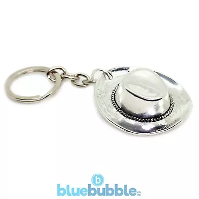 Bluebubble COUNTRY COWBOY Keyring Funky Wild West Music Festival Fancy Dress UK • £5.95