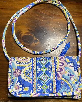 VTG Vera Bradley Betsy Capri Blue Cross Body  Clutch Wallet Spring 2007 VGUC • $20