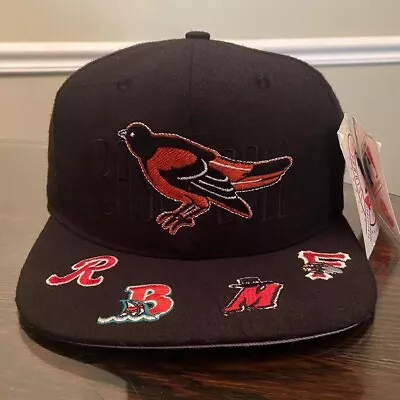 NWT Vintage 90s Baltimore Orioles MLB MiLB #1 Apparel Snapback Cap Hat  • $49.99