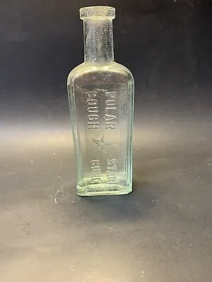 Vintage Early 1900s Polar Star Cough Cure Syrup Cork Top Bottle • $24.99