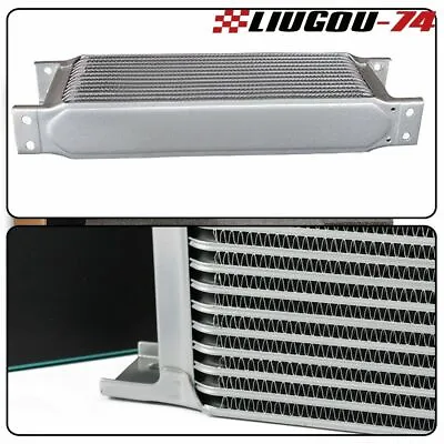 Gplus 10 Row 10AN Universal Engine Aluminum Transmission Oil Cooler Silver USA  • $24.53