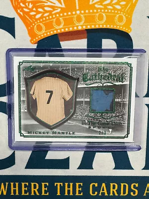 2022 Leaf ITG Used MICKEY MANTLE Yankee Stadium Seat Relic #'d 3 CP • $0.99