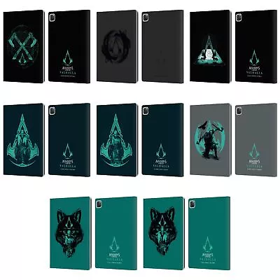 ASSASSIN'S CREED VALHALLA COMPOSITIONS LEATHER BOOK WALLET CASE FOR APPLE IPAD • $32.95