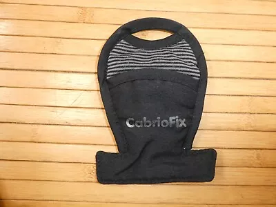 Genuine MAXI COSI Cabriofix Car Seat CROTCH PAD Black Grey Striped • £8.99