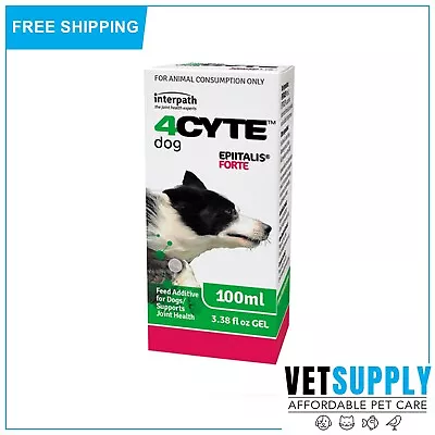 4Cyte Canine Epiitalis Forte Joint Health Support Gel For All Sizes Dogs 100 ML • $74.91