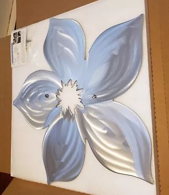 £91.87 • Buy Flower Metal Wall Decor Indoor Outdoor Plasma Cut Design 24  Gift For Her Mom 