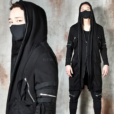 NewStylish Mens Avant-garde Double Layered Zip-up Hoodie  • $184