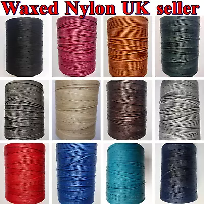 1.5mm Waxed Nylon Cord -5m To 50m Strong Jewellery Thread Bracelet Crafts String • £1.85