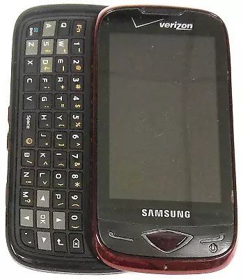 Samsung Reality SCH-U820 - City Red ( Verizon ) Rare Cellular Slider Phone • $22.09