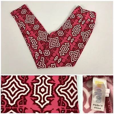 LulaRoe OS Leggings Unicorn 🦄 Multicolor Unique Pattern Geometric Rare EUC • $22.38