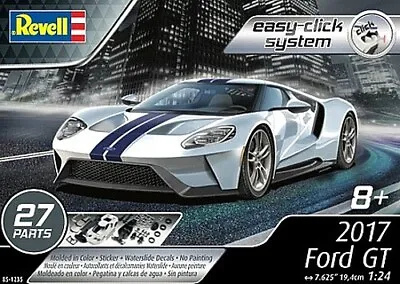 Revell 2017 Ford GT - Snap Tite Plastic Model Car Kit - 1/24 Scale - #1235 • $20.47