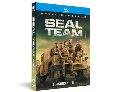 SEAL TEAM：The Complete TV Season 1-6 TV Series 6 Disc Region 1 Blu-ray • $37.89