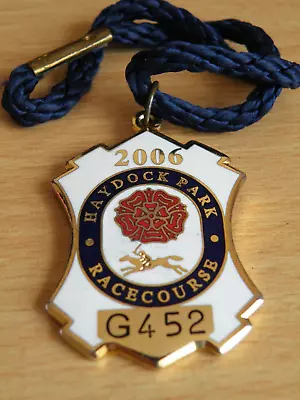 2006 Haydock Park Race Club Members Horse Racing Badge • £2.35