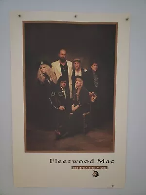 Fleetwood Mac Behind The Mask Original 1990 Vintage Rock Promo Poster 34 X 23  • $22.95