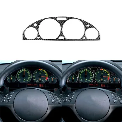 Real Carbon Fiber Dashboard Speedometer Cover Trim For BMW 3 Series M3 E46 98-05 • $9.99