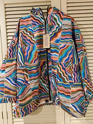 $105.80 • Buy New! Cute GORMAN X Emily Besser  Tidal Love” Raincoat Jacket * Size S/M