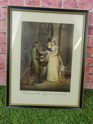 £24.99 • Buy ANTIQUE CRIES OF LONDON FRAMED COLOURED ETCH PRINTS  (29cm X 22cm)