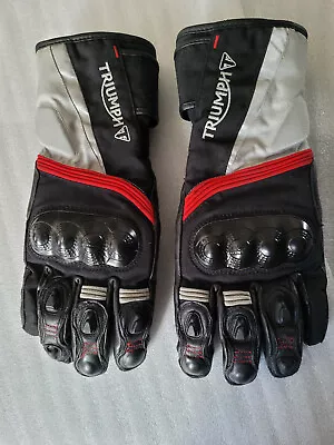 Triumph Journey Waterproof Motorcycle Gloves Size M / 9 • $62.23