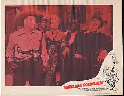 SKIPALONG ROSENBLOOM Orig 1951 Lobby Card Movie Poster MAXIE ROSENBLOOM/MAX BAER • $31.99