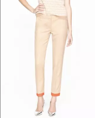 $39.99 • Buy J.CREW Green Red Beige Blue 100% WOOL CAFE CAPRI Trouser PANTS 8 10 10P