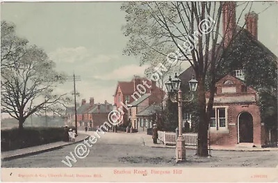 £5.25 • Buy PPC Station Road Burgess Hill Sussex 1905 Burnett