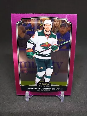 22-23 OPC Platinum - Mats Zuccarello Pink Parallel - Minnesota Wild - 33 • $0.99