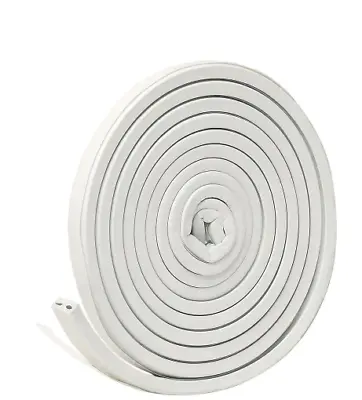 9/16 In. X 5/16 In. X 10 Ft. White EPDM Cellular Rubber Weather Strip Tape Ribbe • $19.99