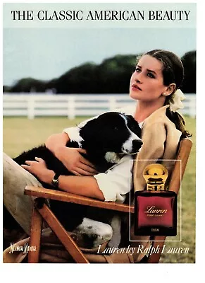 Vintage Print Advertisement 1989 Ralph Lauren Classic American Beauty  • $11.24