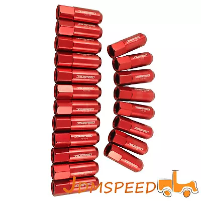 Red Extended Forged Aluminum Tuner Racing Lug Nut For Ford Mustang 20pc • $327.88