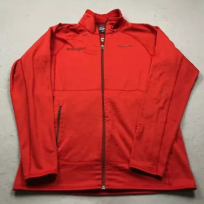 Patagonia Jacket Mens Large Red Regulator R1 Full Zip Polartec Power Dry Logo • $59.99