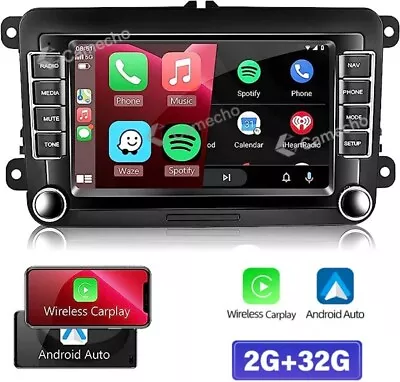 32G For VW Volkswagen Jetta Passat Android 13 Car Stereo Radio GPS Apple Carplay • $109.99