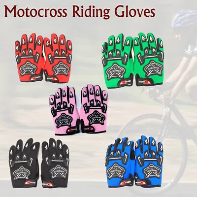 Youth Kids Motorcycle ATV Motocross Dirt Bike Street Bike Gloves  • $11.99