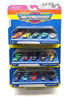 2023 Micro Machines Series 7 Lot American Muscle Bugatti Track Day British Rally • $79.99