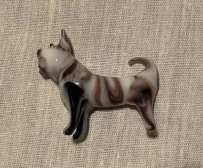 Tiny Miniature Schnauzer Dog Figurine • $8.99