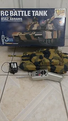 1:24 U.S M1A2 Abrams RC Tank 2.4GHz Airsoft & Infrared Desert Camo • $150