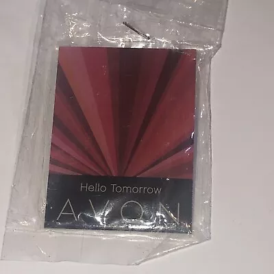 Avon Hello Tomorrow Square Lapel Pin 2' X1.5   Women's Empowerment Campaign 2007 • $8.88