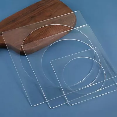 Transparent Square Acrylic Cake Discs Boards Reusable Pancake Molds  Pancake • £4.57