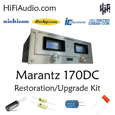 Marantz 170DC Amp Rebuild Restoration Recap Service Kit Repair Filter Capacitor • $155